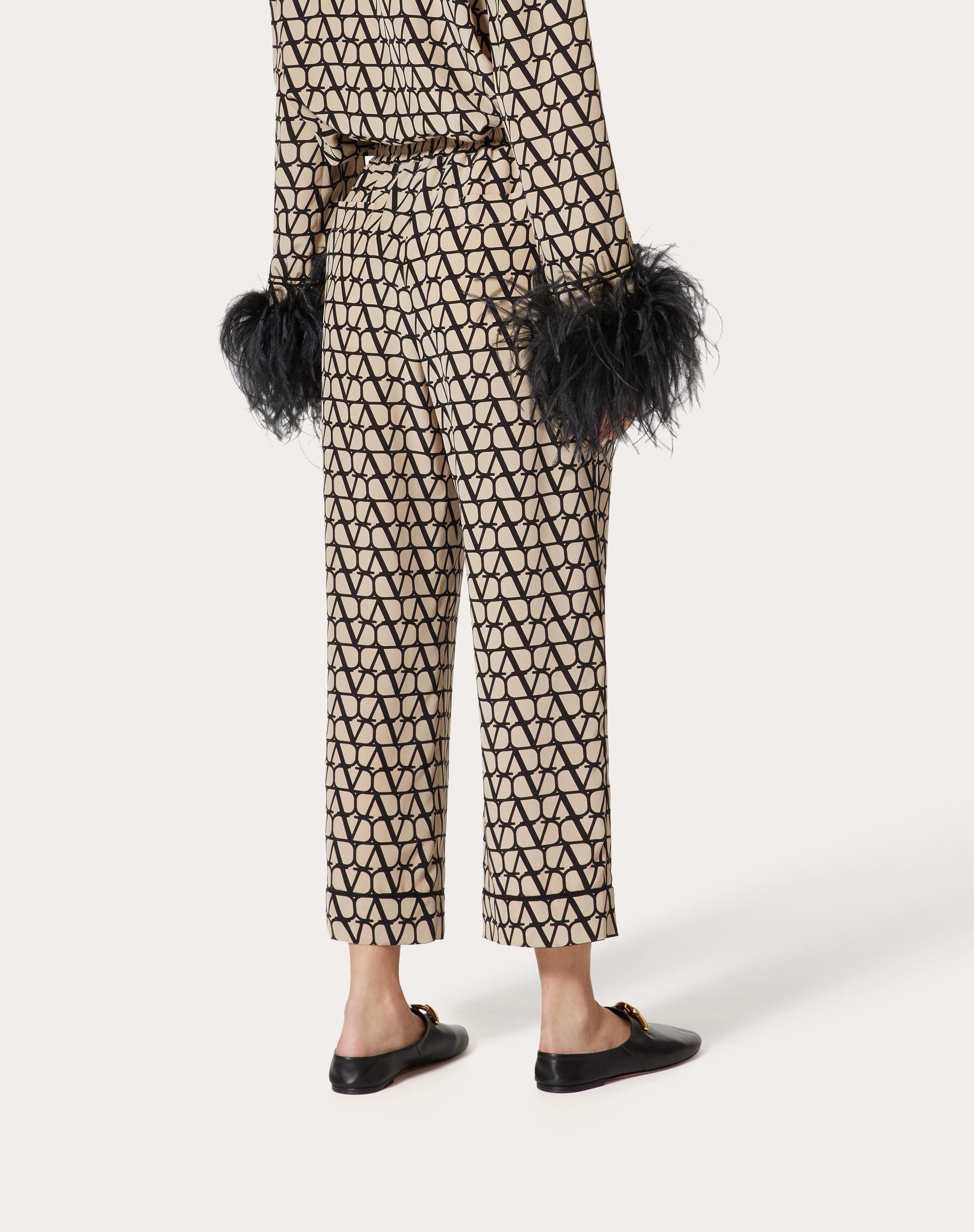 TOILE ICONOGRAPHE CREPE DE CHINE PANTS - 4