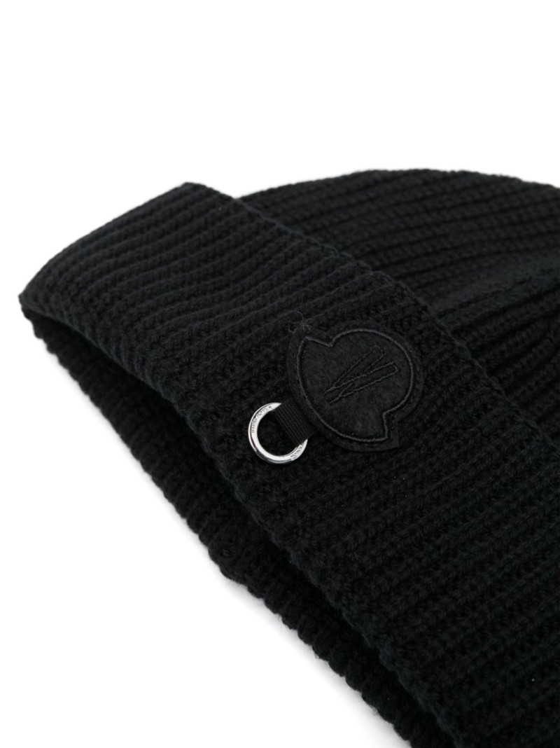Moncler x Willow Smith virgin-wool beanie outlook