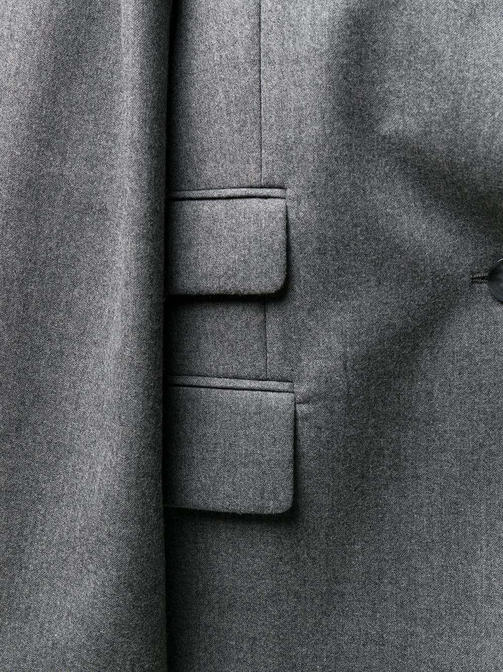 pocket detail single-breasted blazer - 5