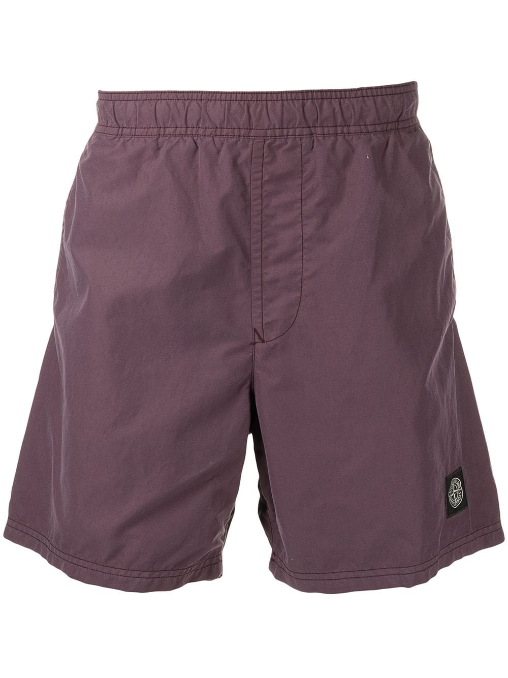 Compass patch swim shorts - 1