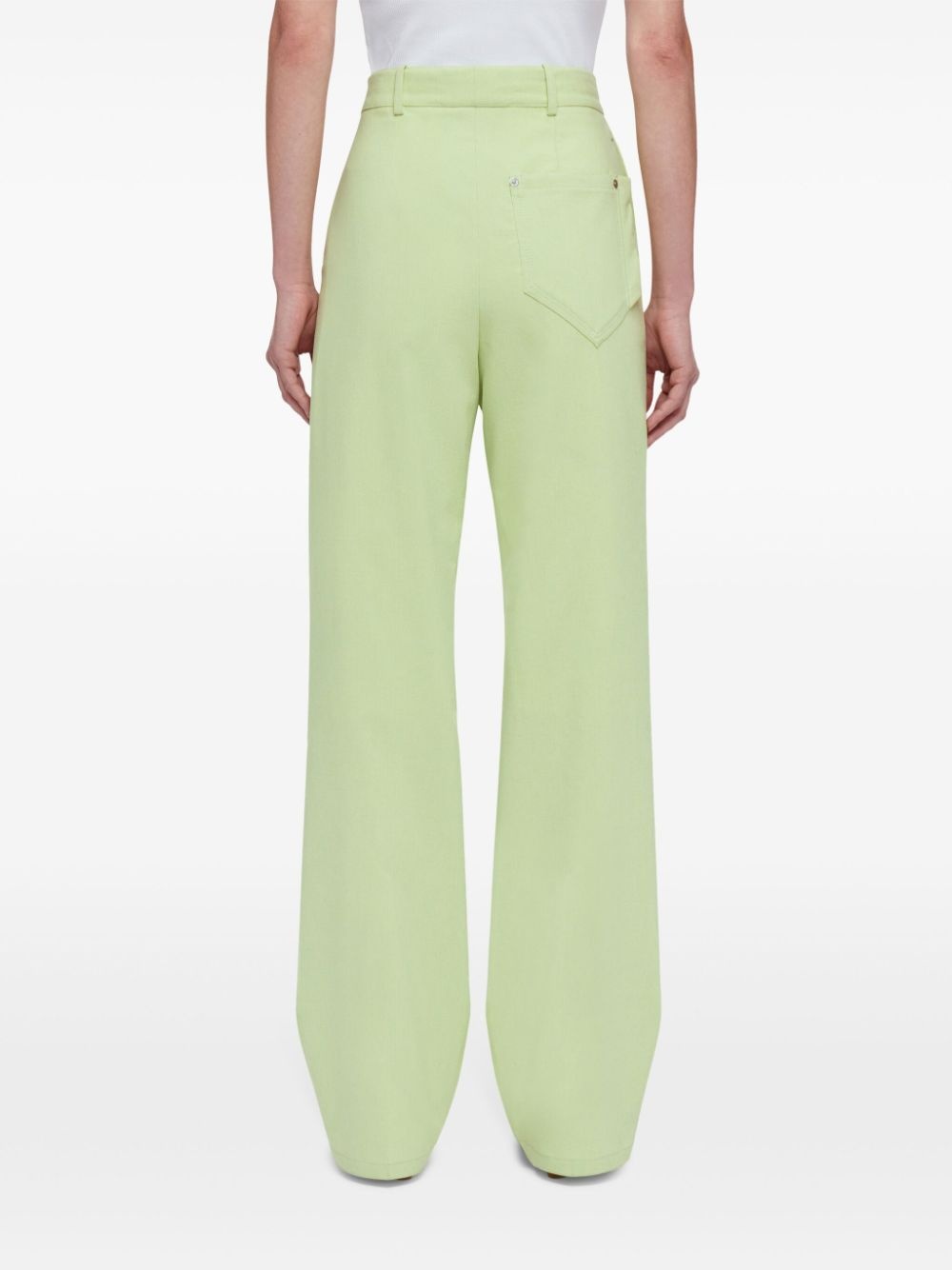 high-waisted carpenter trousers - 3