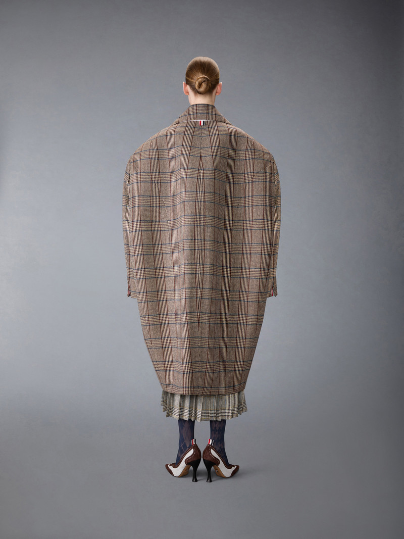 HUNTING TWEED COCOON COAT 7