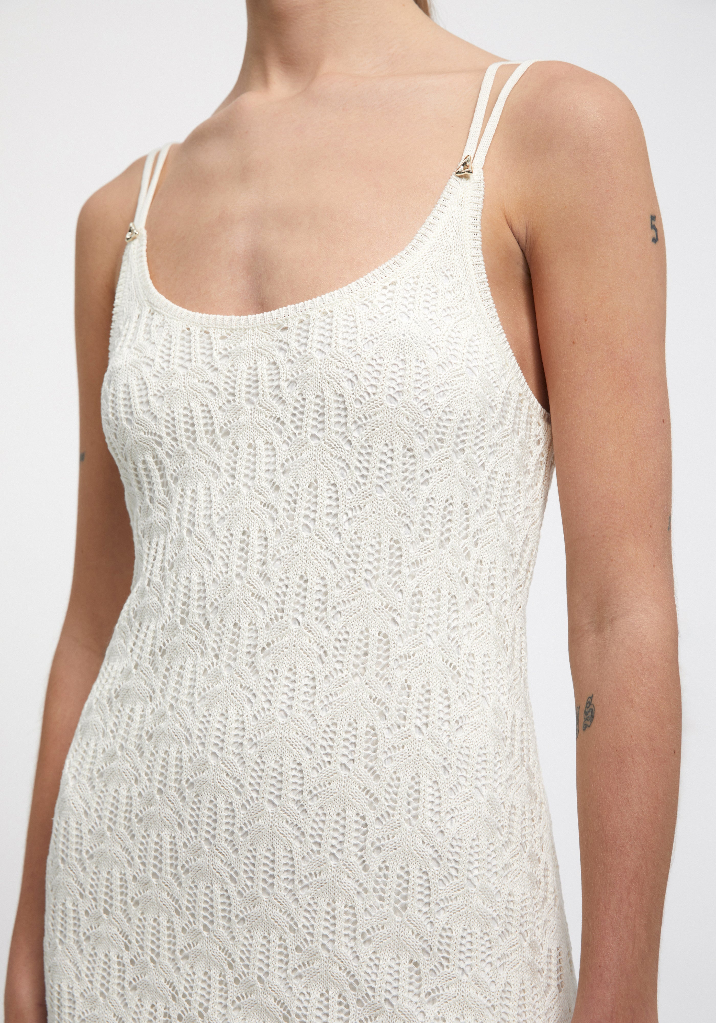 BARRY
Lace knit mini dress - 3