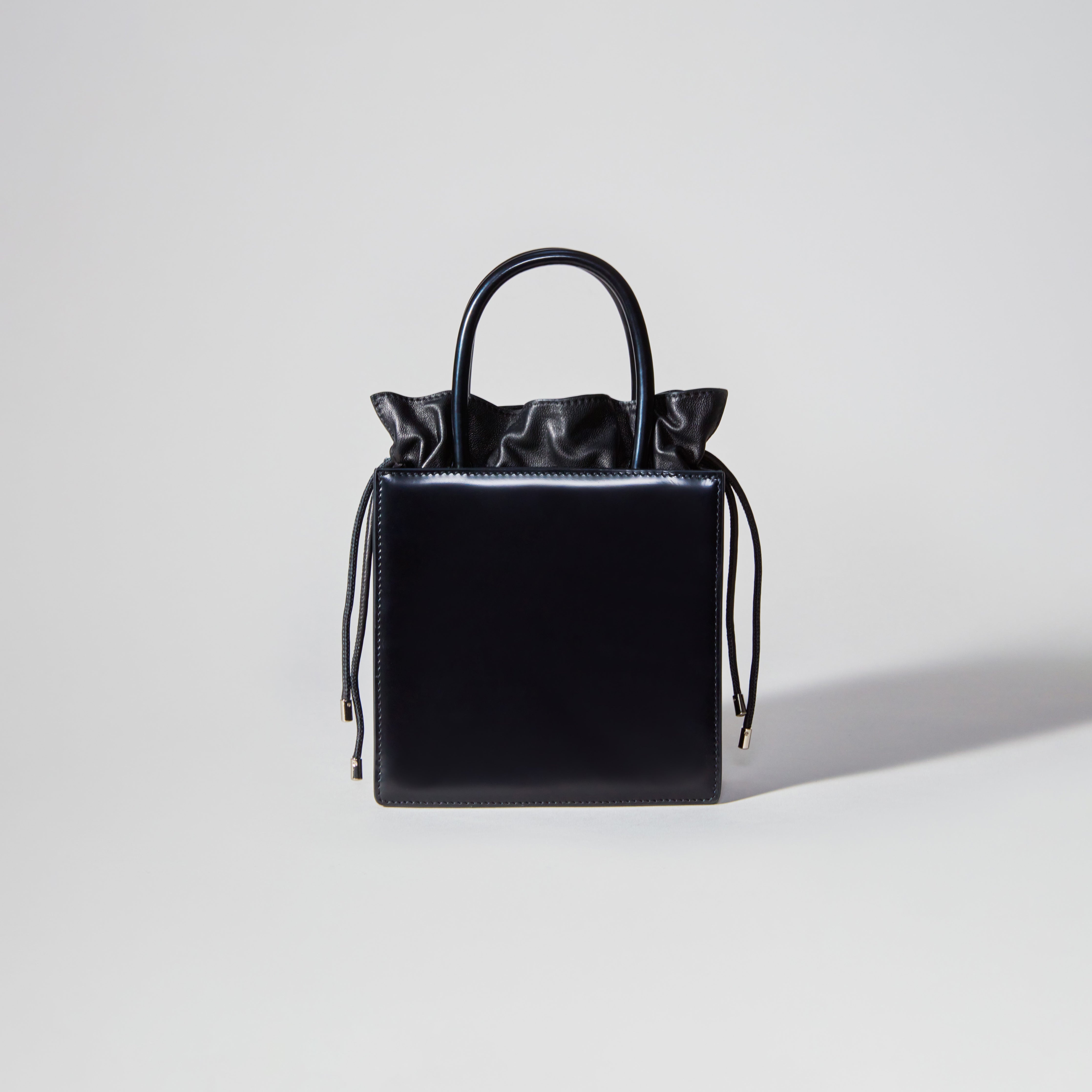 Black Mini Tote Bow Bag - 3