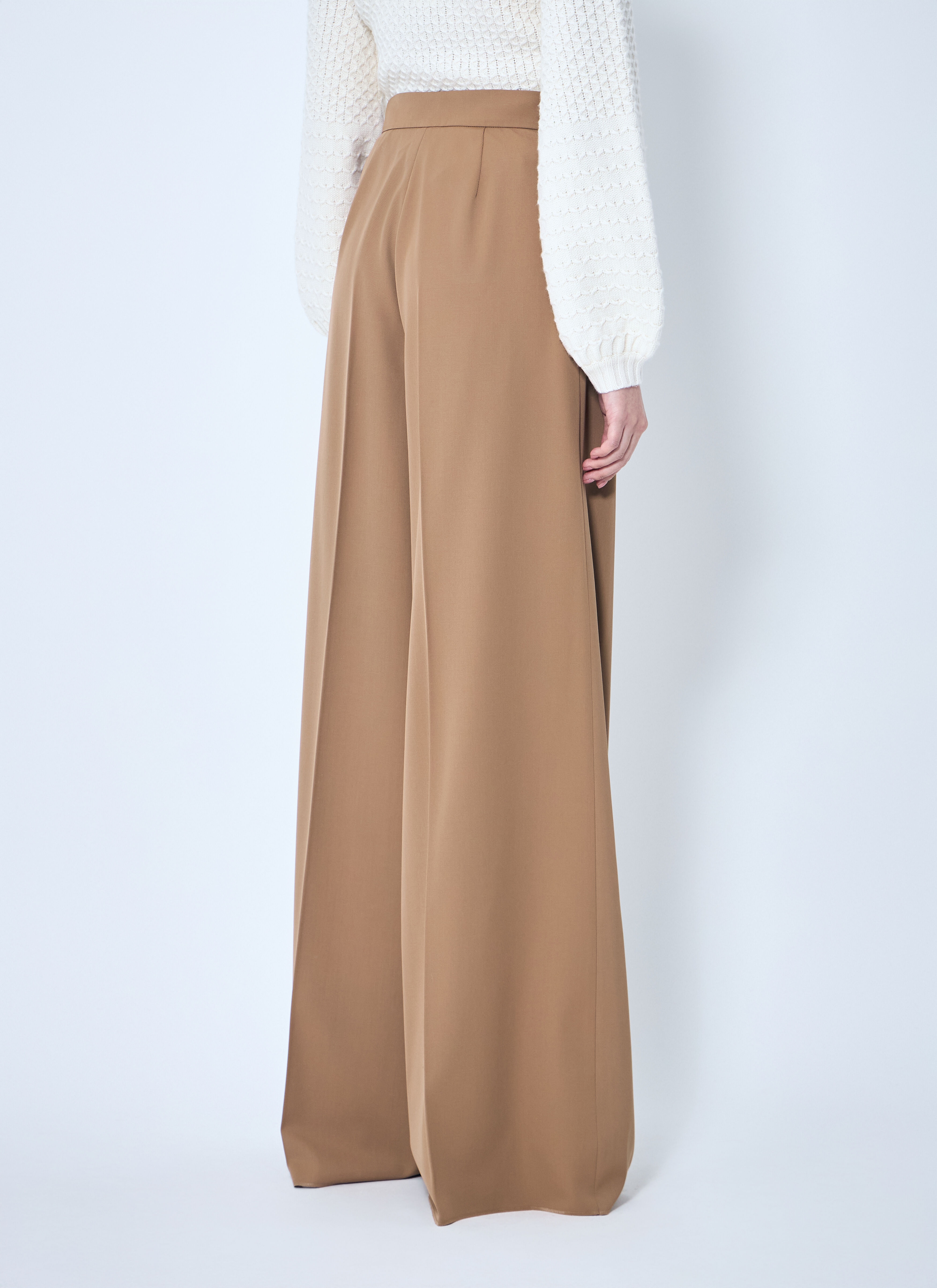 Gabardine Wool Pants - 4