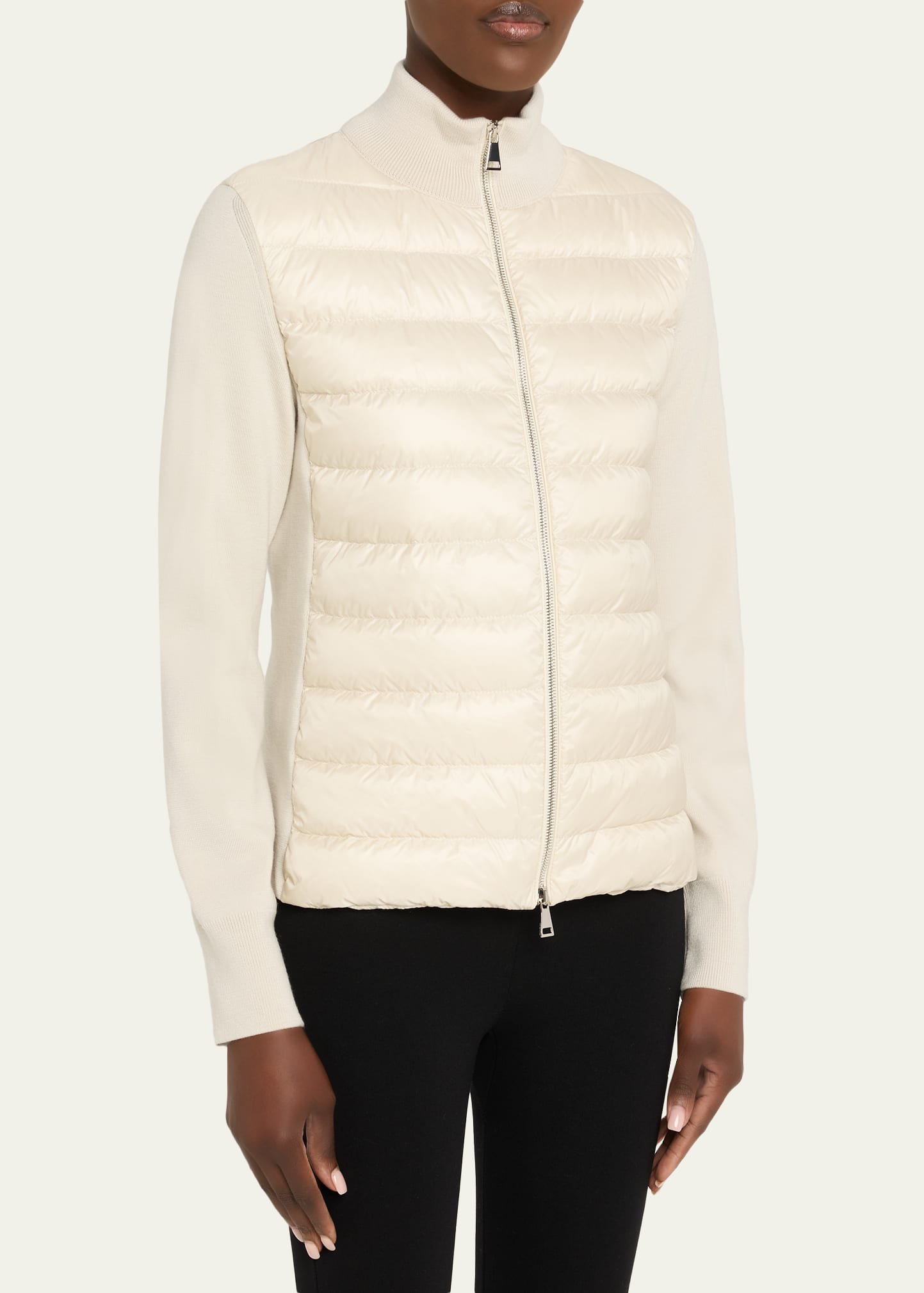 Combo Down Short Cardigan - 4