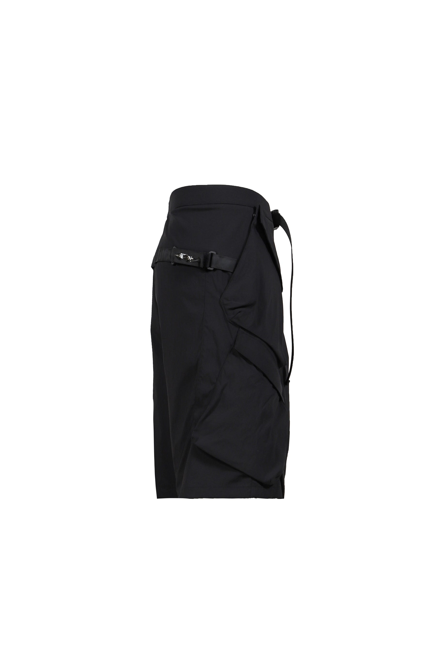 NYLON STRETCH DOUBLE CARGO SHORT PANT GEN. 1 (SP56A-M) / BLK - 3