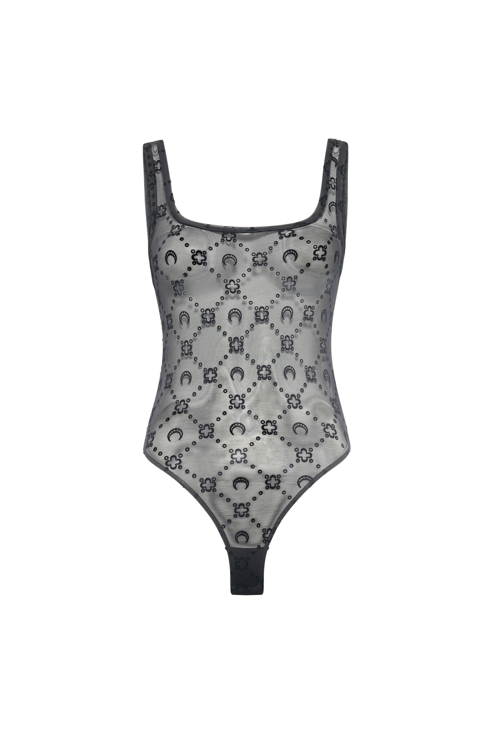 Recycled Mesh Flock Bodysuit - 1