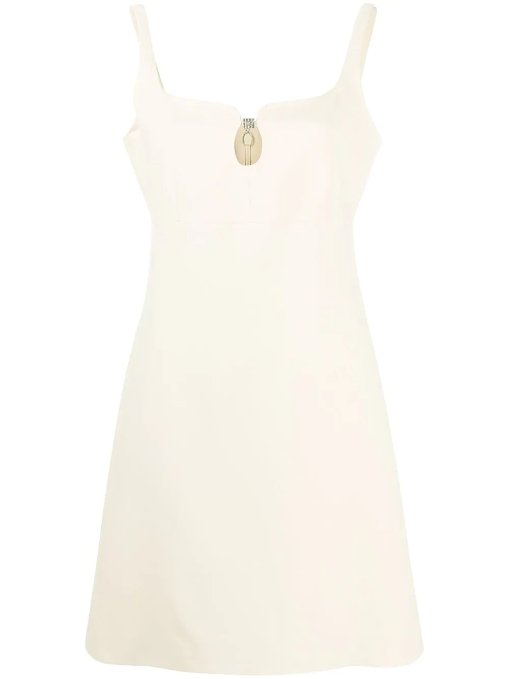 Square G fitted mini dress - 1