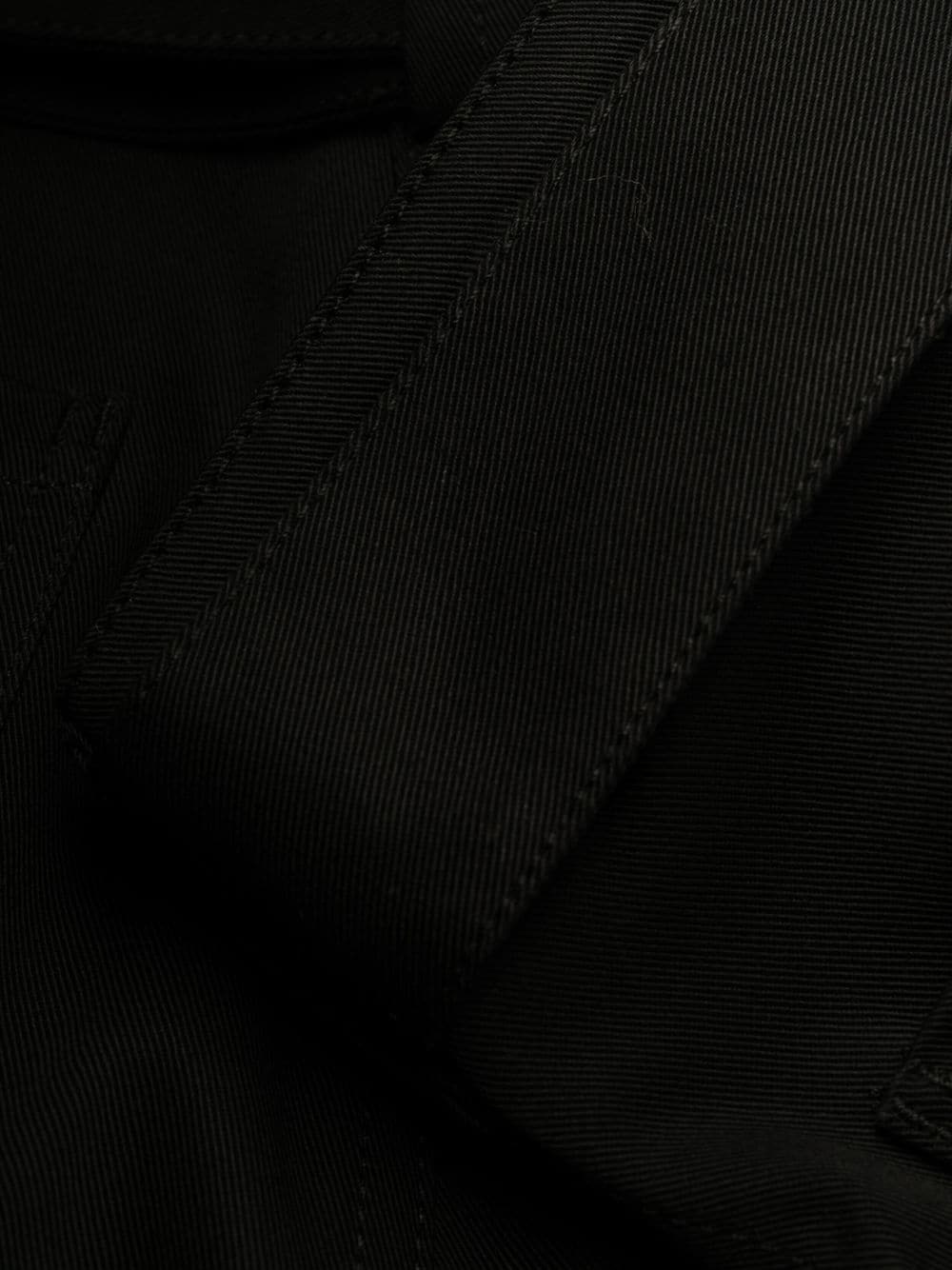 buckled four-pocket straight trousers - 7