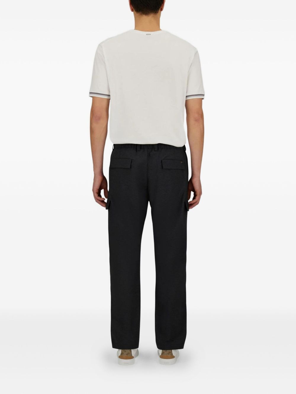 pleated cargo pants - 3