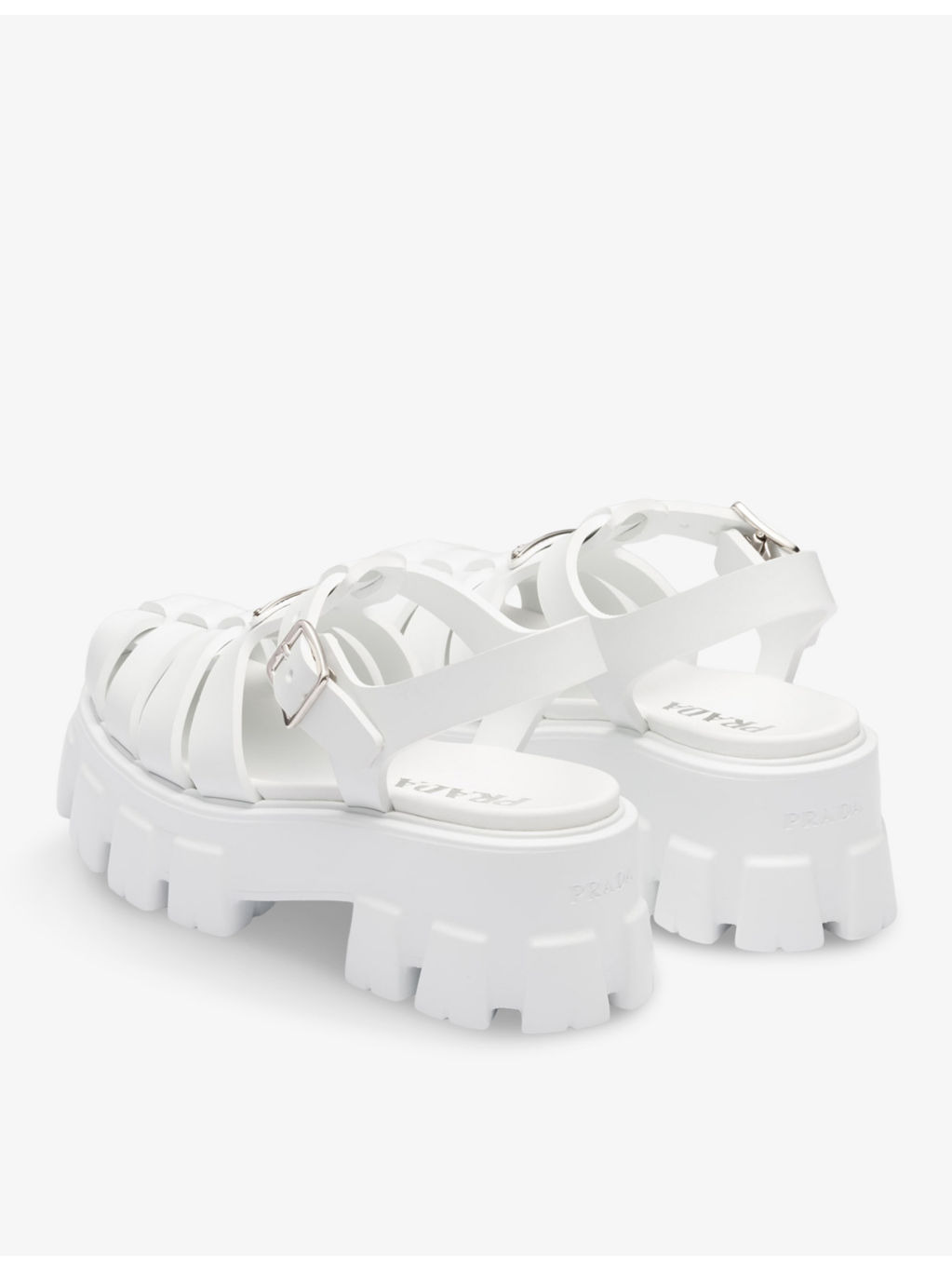 Platform rubber sandals - 3