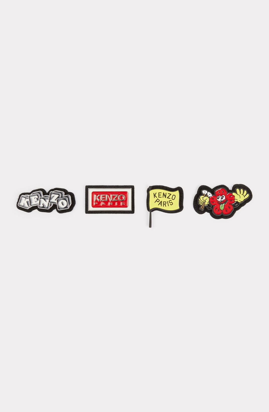 Set of KENZO Stamp badges - 1