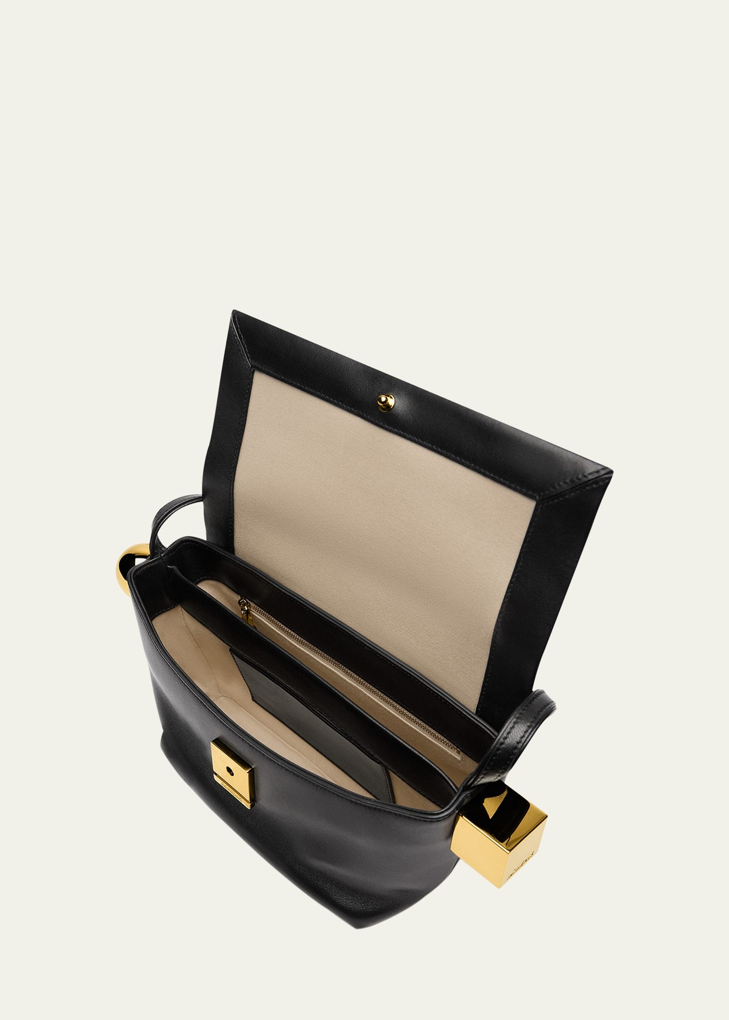 Le Rond Carre Leather Shoulder Bag - 4