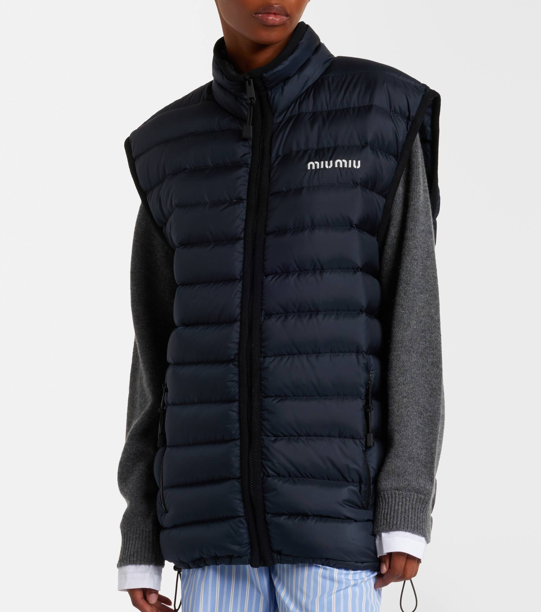 Paneled down vest - 6
