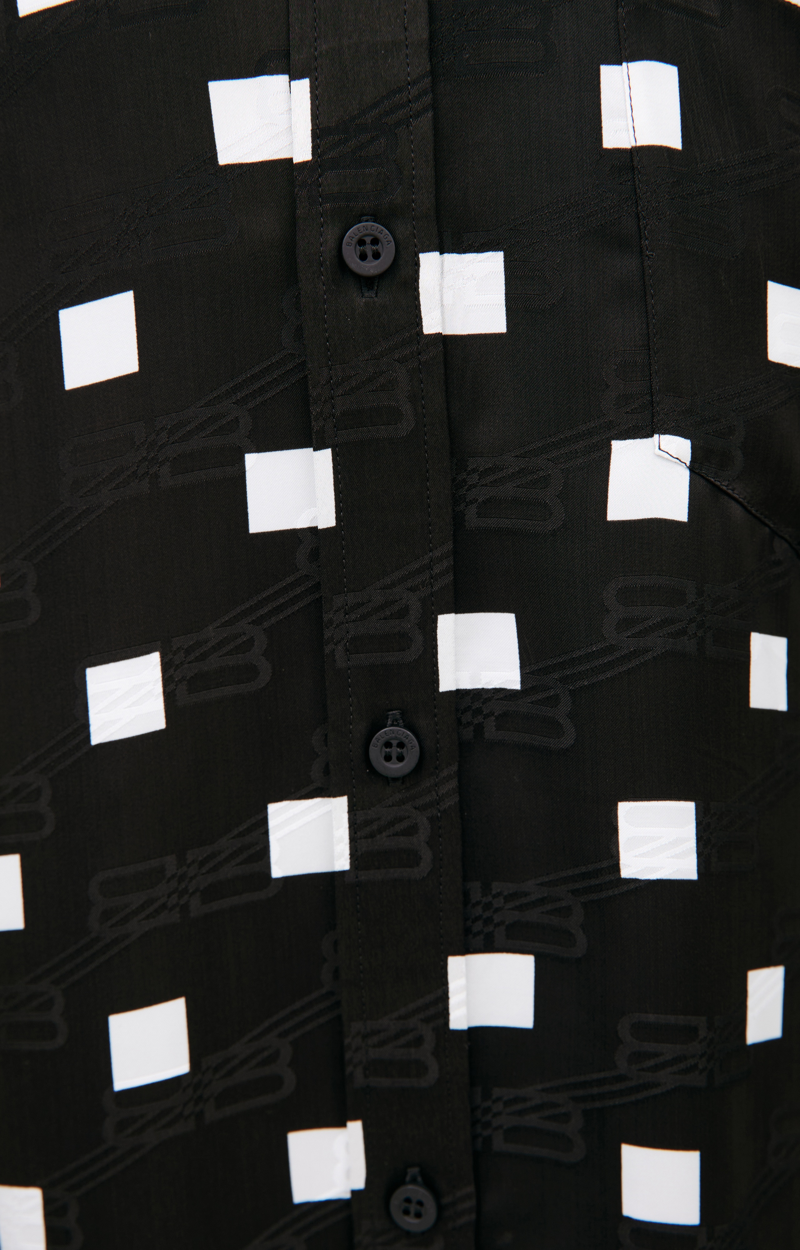 OVERSIZE MONOPRINT SHIRT - 4