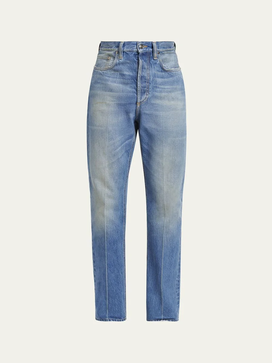 Men's Straight-Leg Denim Jeans - 1