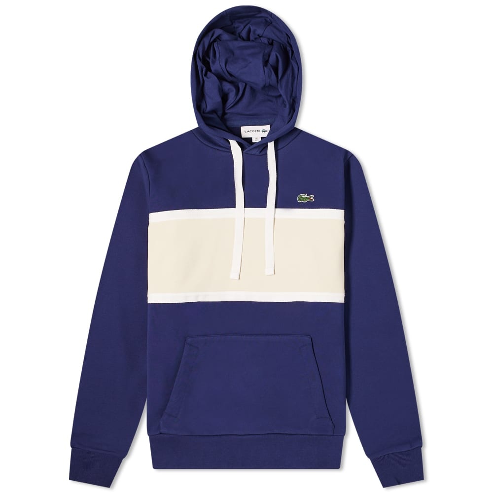 Lacoste Colour Block Hoody - 1