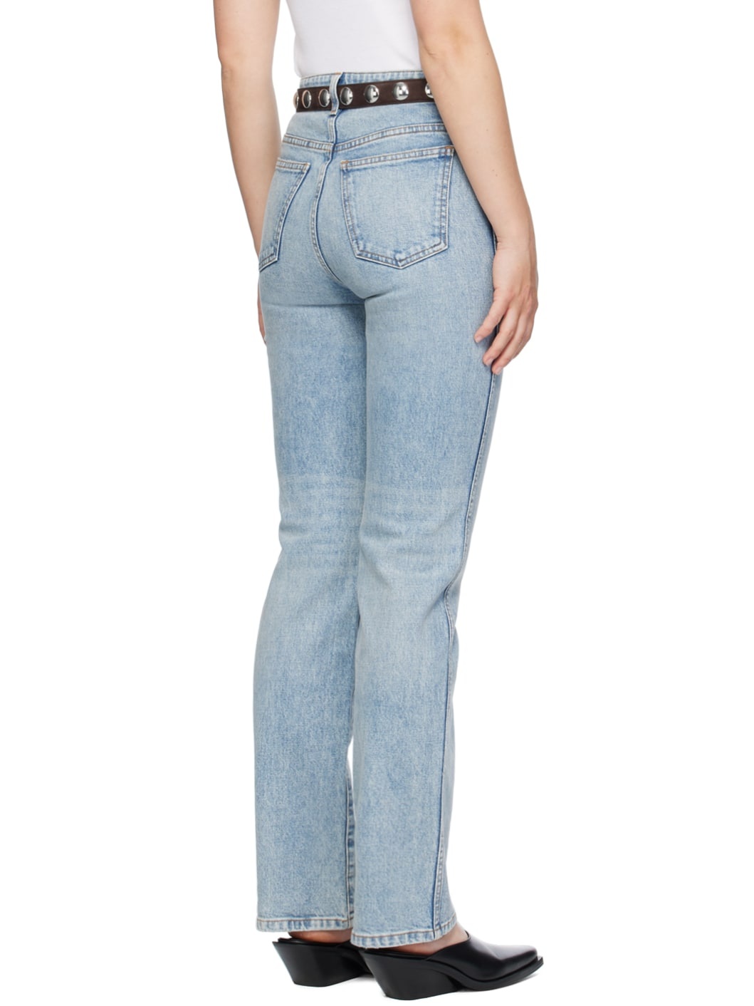 Blue 'The Danielle' Stretch Jeans - 3