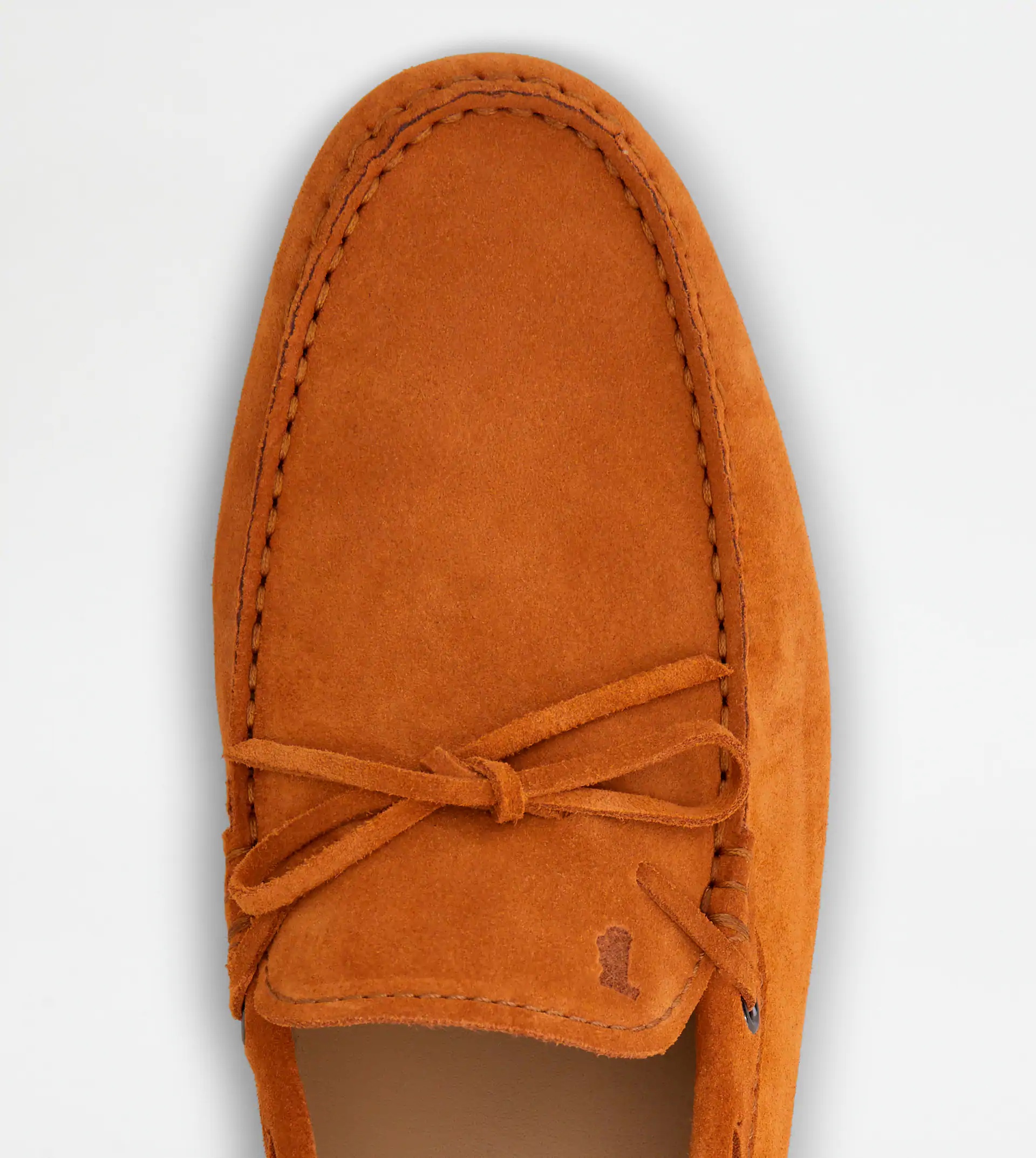 CITY GOMMINO DRIVING SHOES IN SUEDE - ORANGE - 3