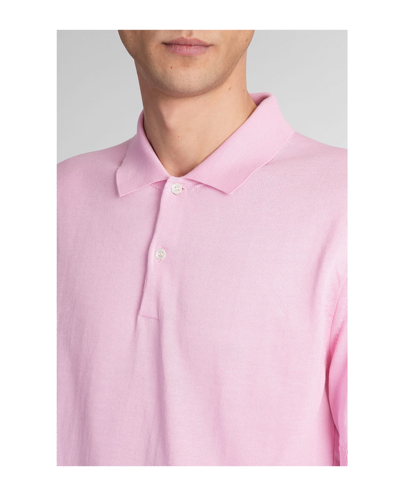 Polo In Rose-pink Polyester - 5