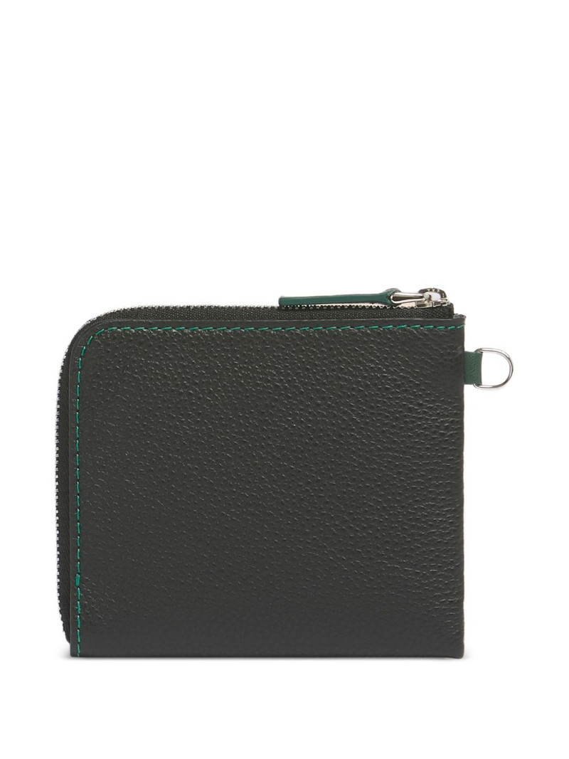 Marni pebbled saddle-stitches wallet outlook