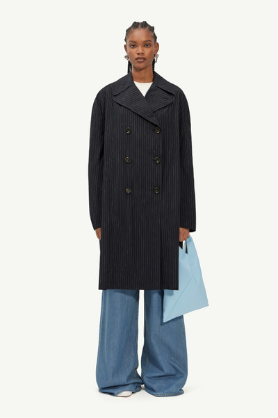 MM6 Maison Margiela Double-breasted trench coat outlook