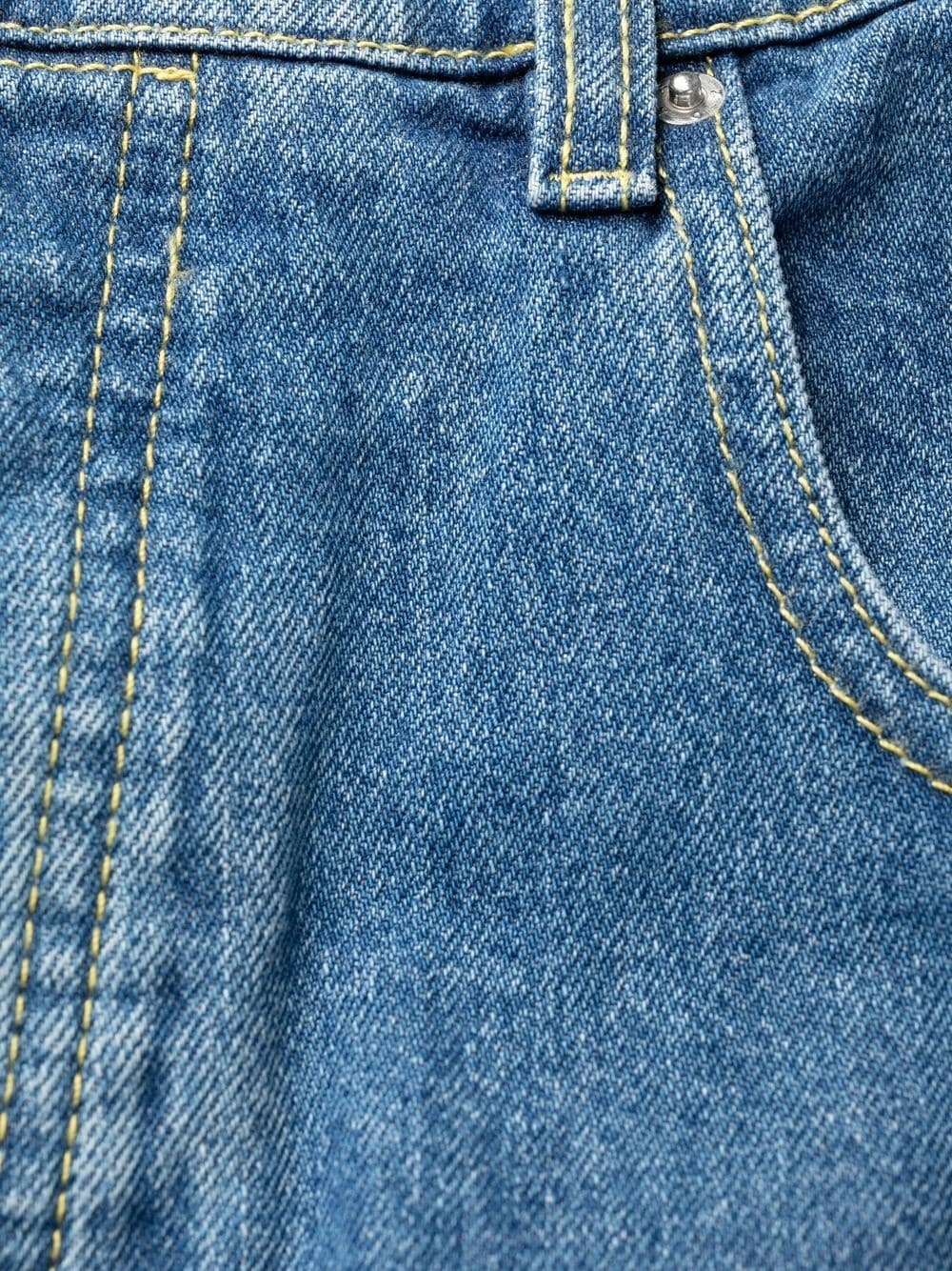 high waist wide-leg jeans - 6