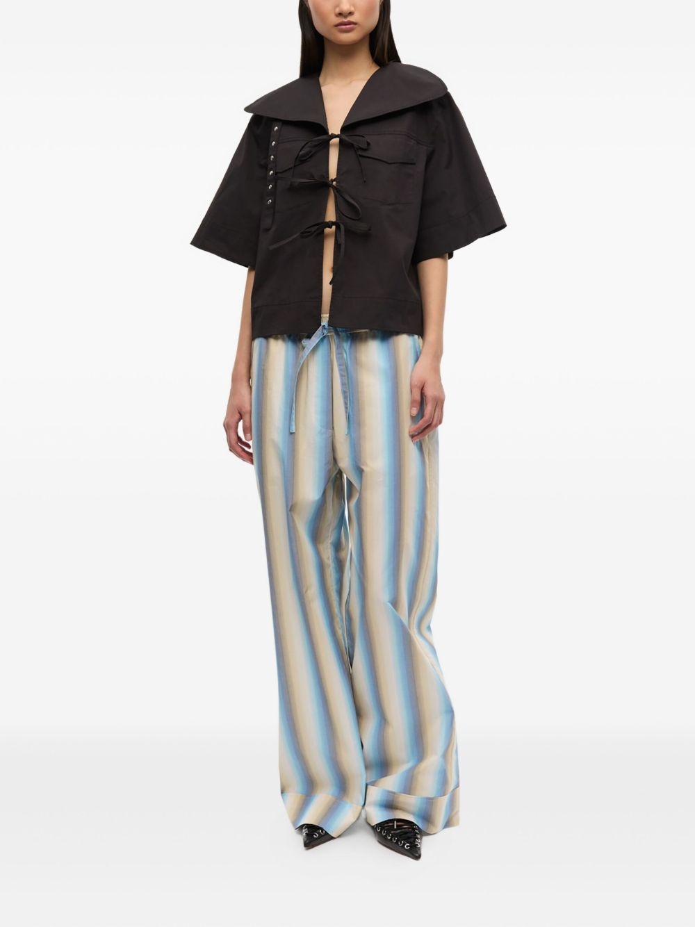 striped trousers - 2