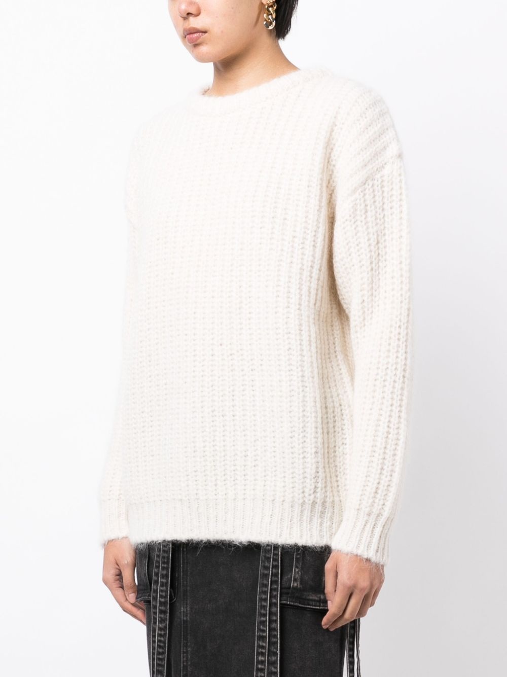 crew-neck chunky-knit jumper - 3