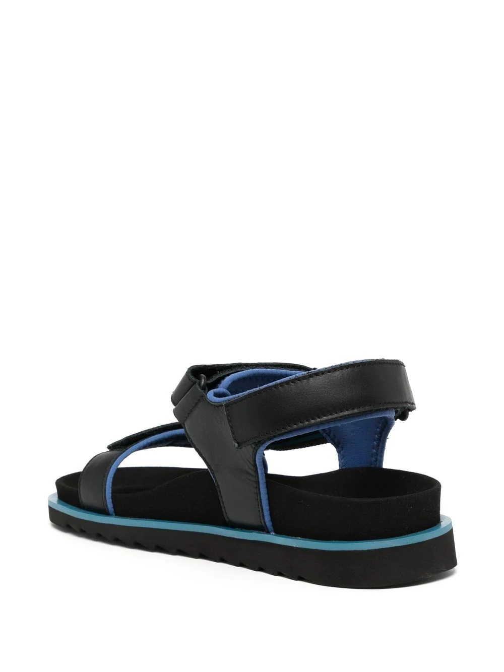 logo-print touch-strap sandals - 3