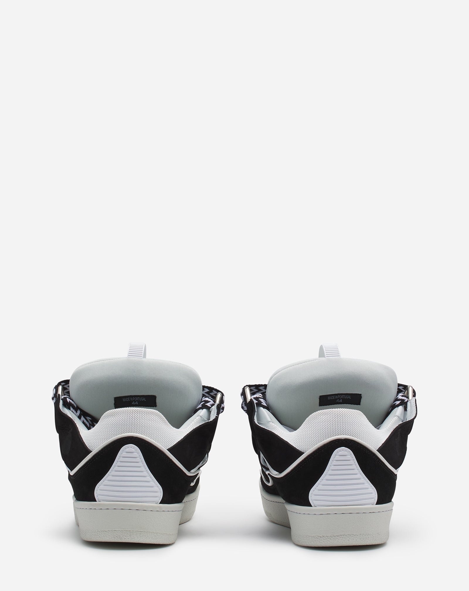 LEATHER CURB SNEAKERS - 4