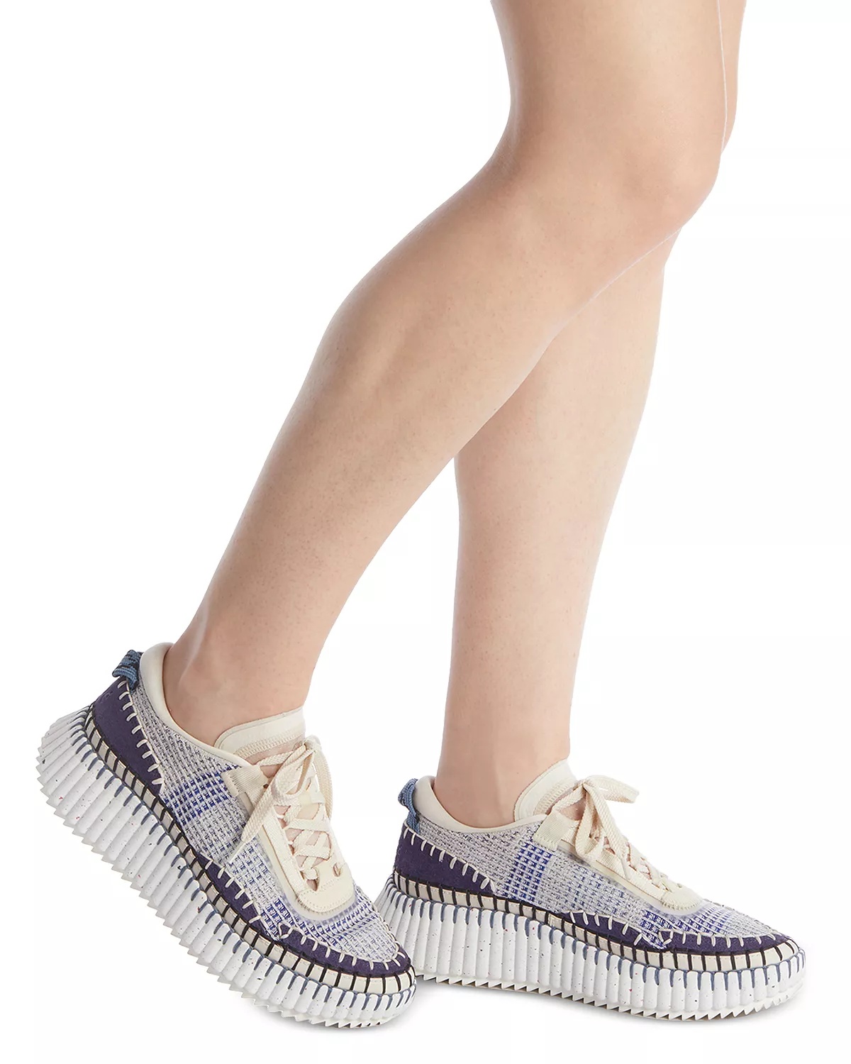 Women's Nama Woven Platform Low Top Sneakers - 4