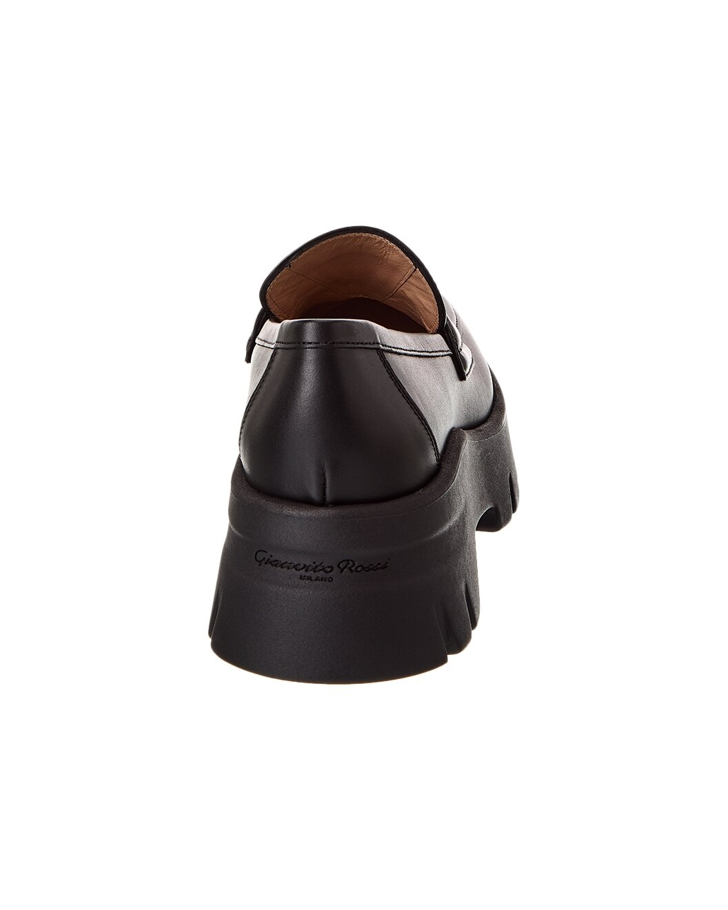 Gianvito Rossi Farren Leather Loafer - 3