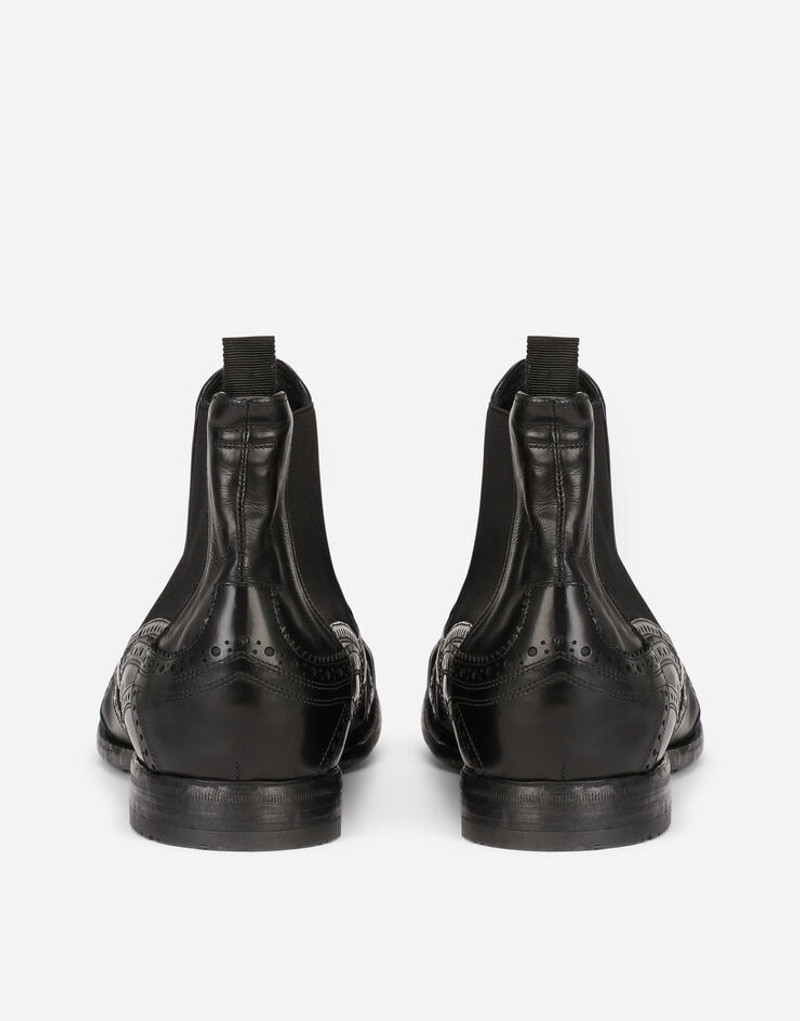 Dip-coated calfskin boots 3