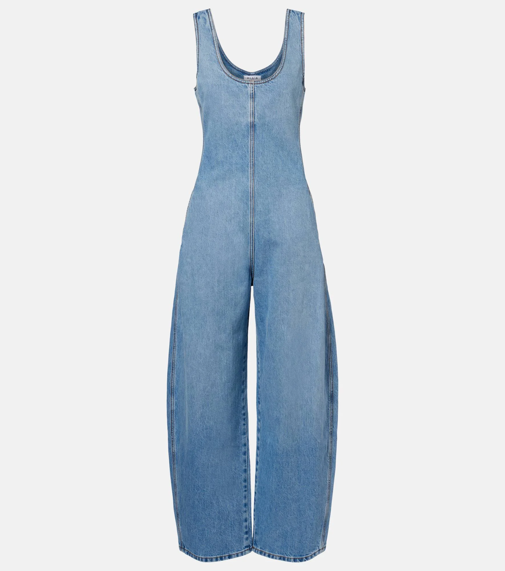Denim jumpsuit - 1