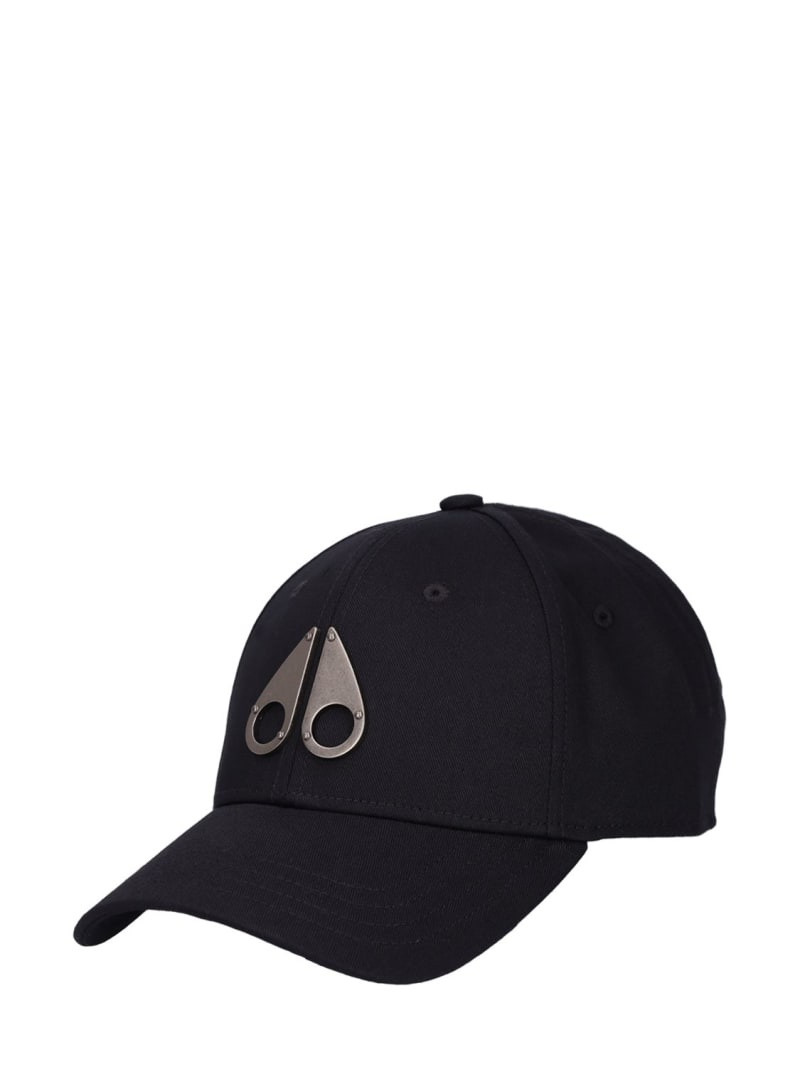 MOOSE KNUCKLES Logo cotton baseball cap outlook