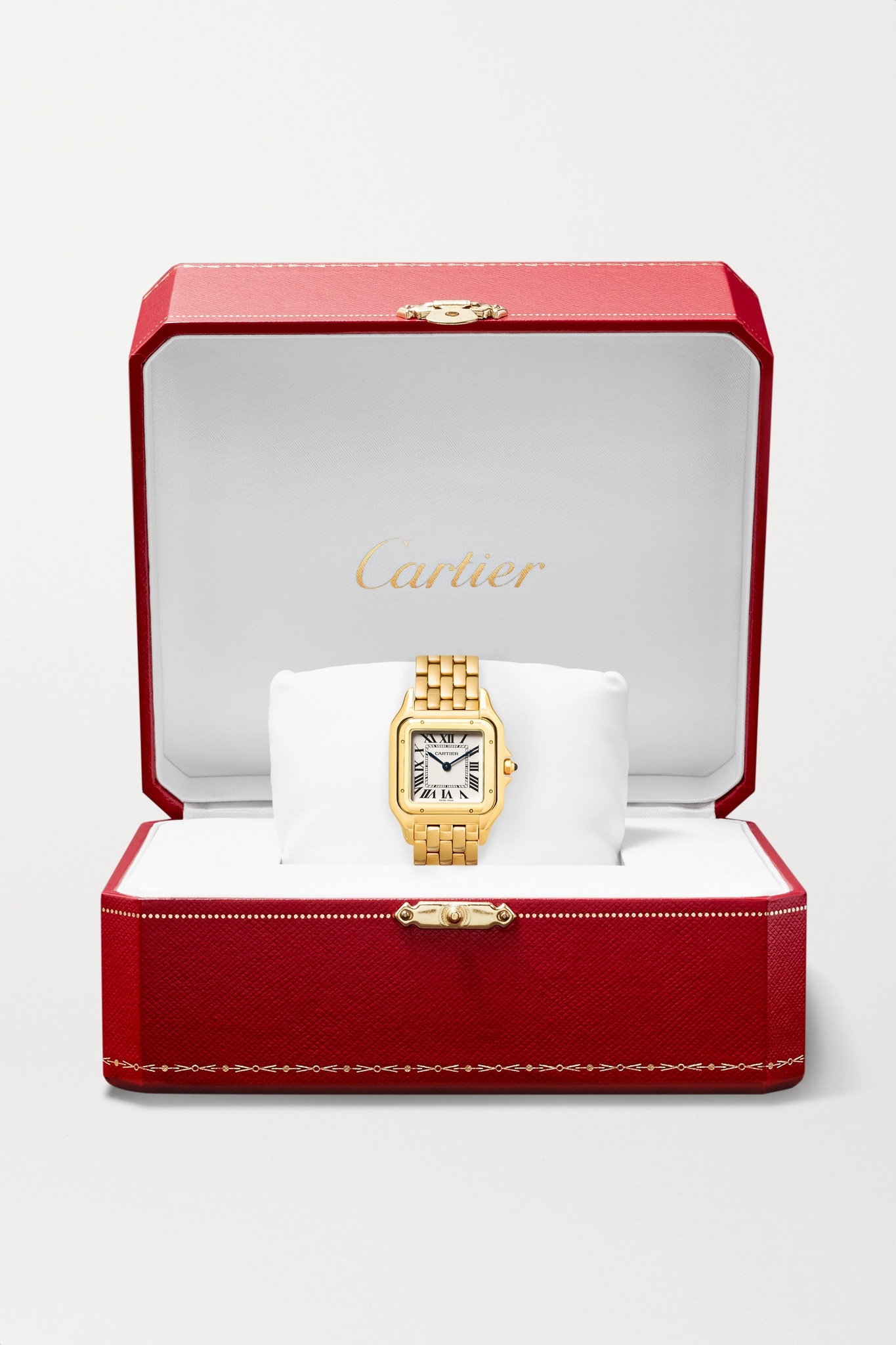 Panthère de Cartier 27mm medium 18-karat gold watch - 7