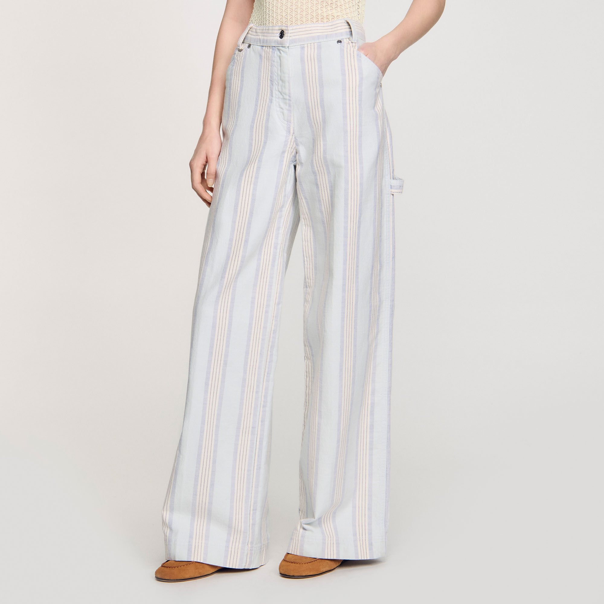 STRIPED JEANS - 4