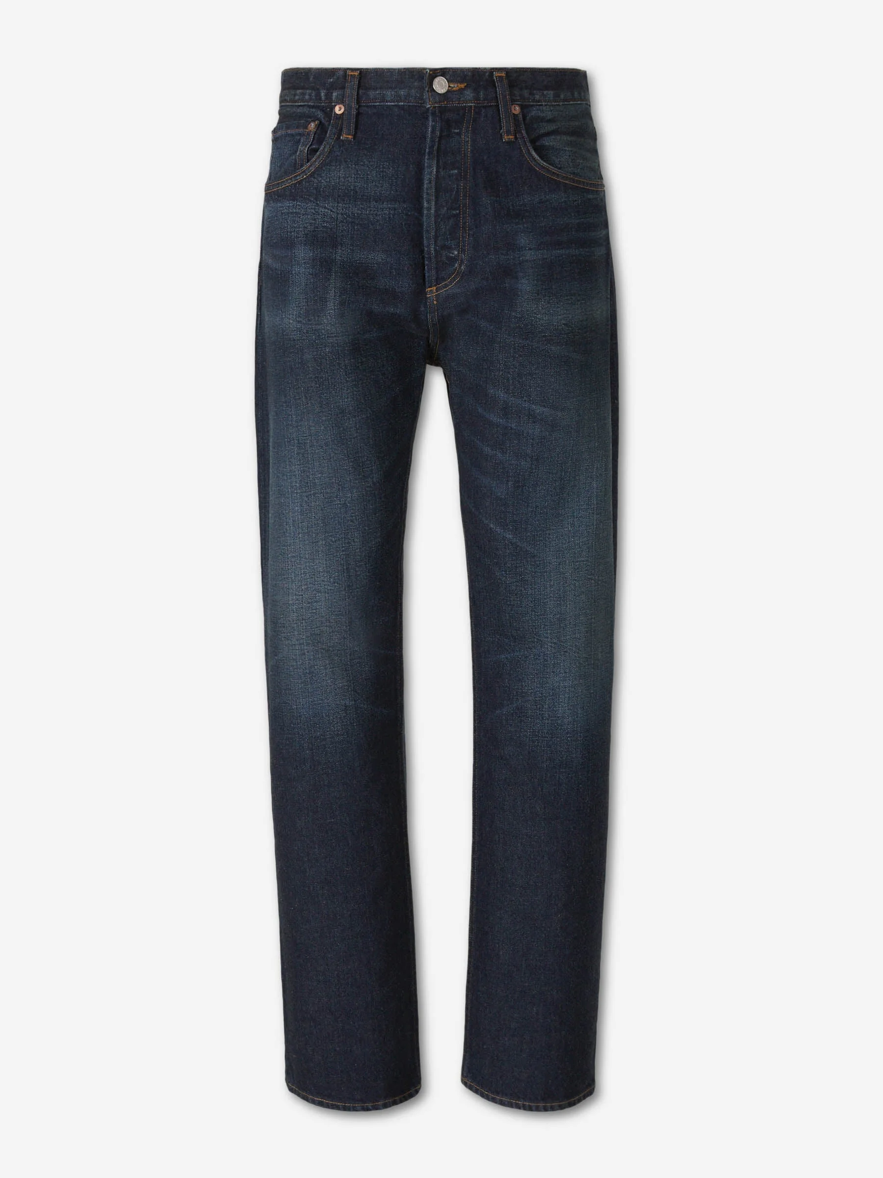 COTTON STRAIGHT LEG JEANS - 1