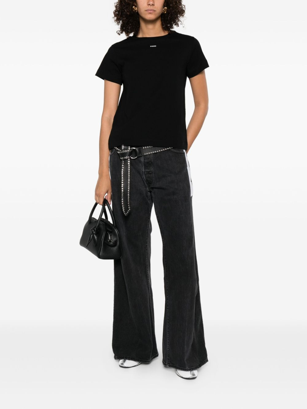 crew-neck short-sleeve top - 2