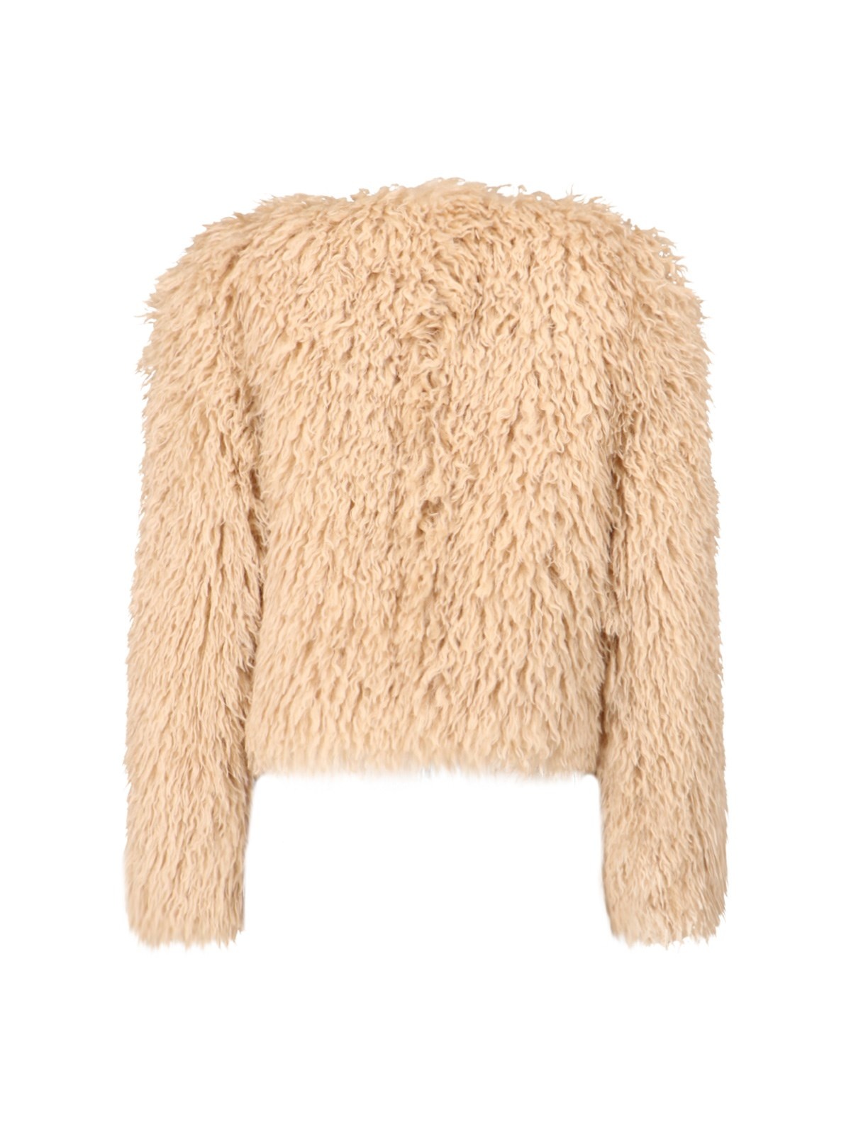 'FAUSTINE' FUR-EFFECT MINI COAT - 2