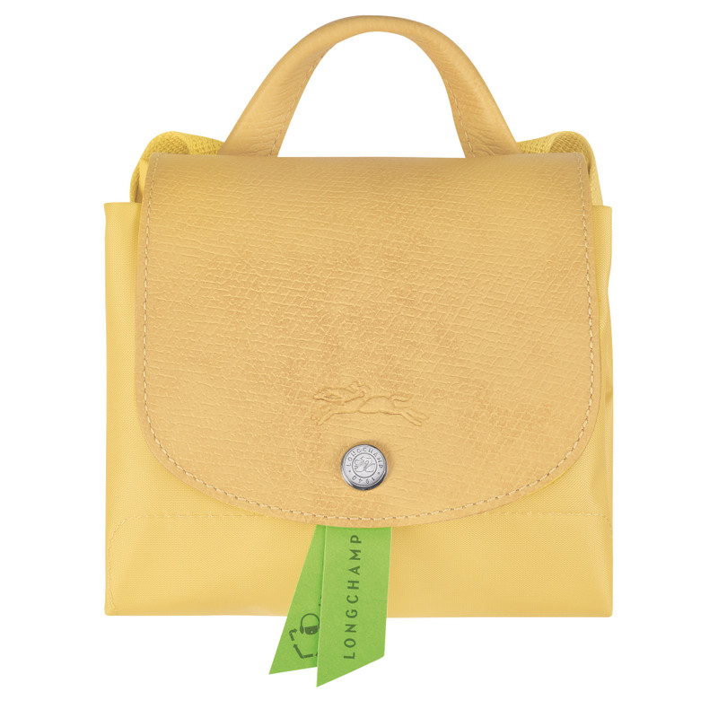 Le Pliage Green Backpack Wheat - Recycled canvas 4