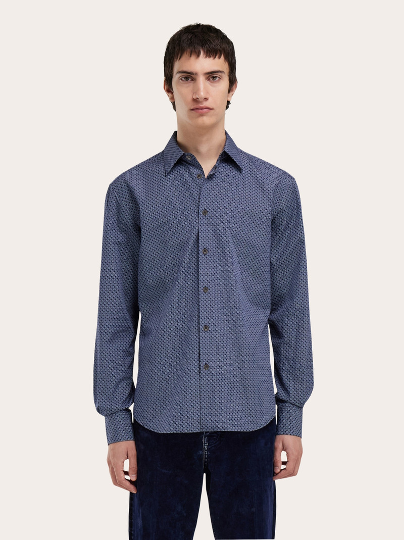 FERRAGAMO Ferragamo Monogram shirt outlook