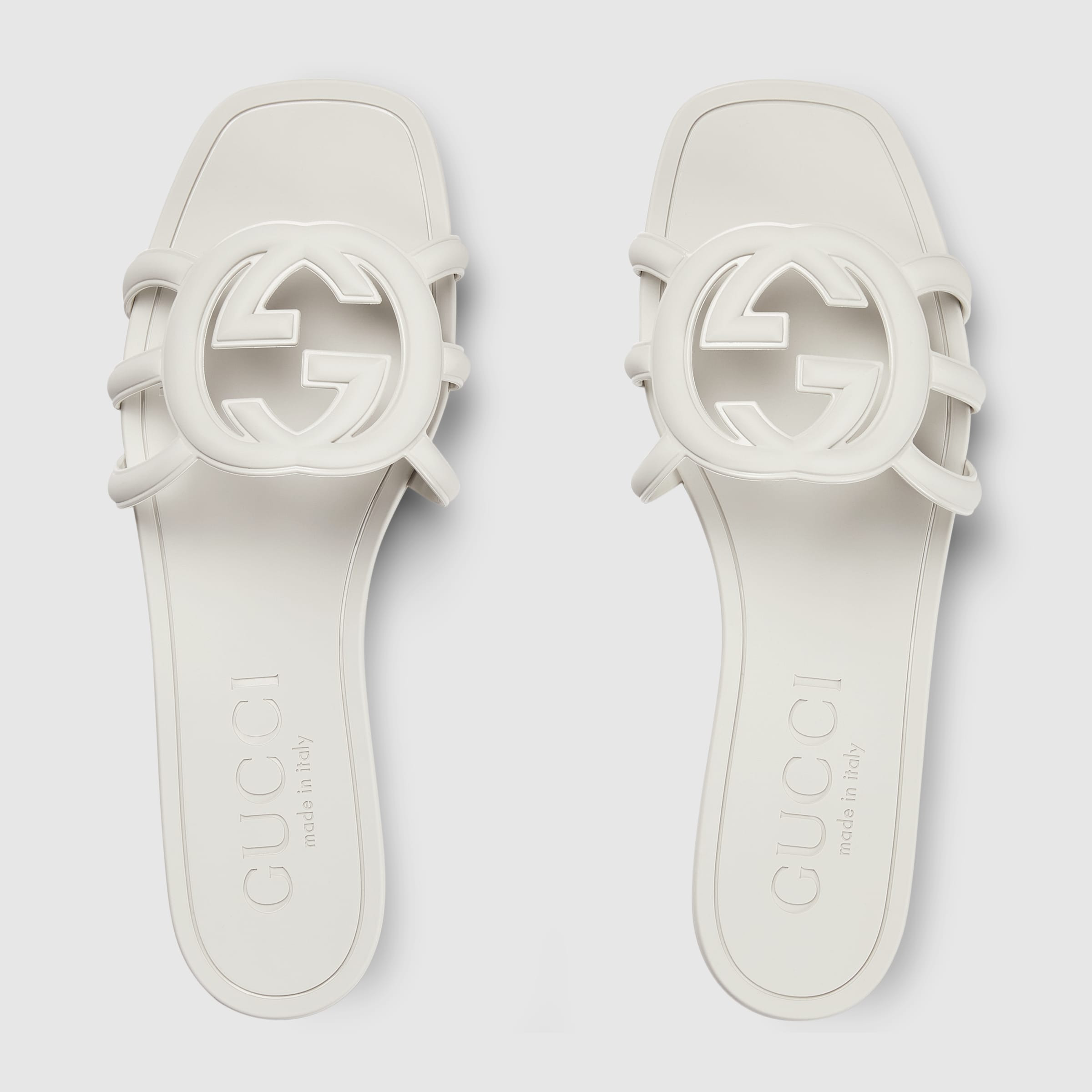 Women's Interlocking G slide sandal - 5