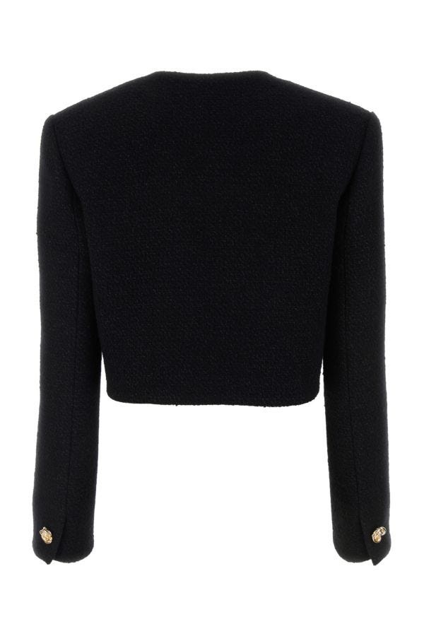 Alexander McQueen Alexander Mcqueen Woman Black Wool Blend
