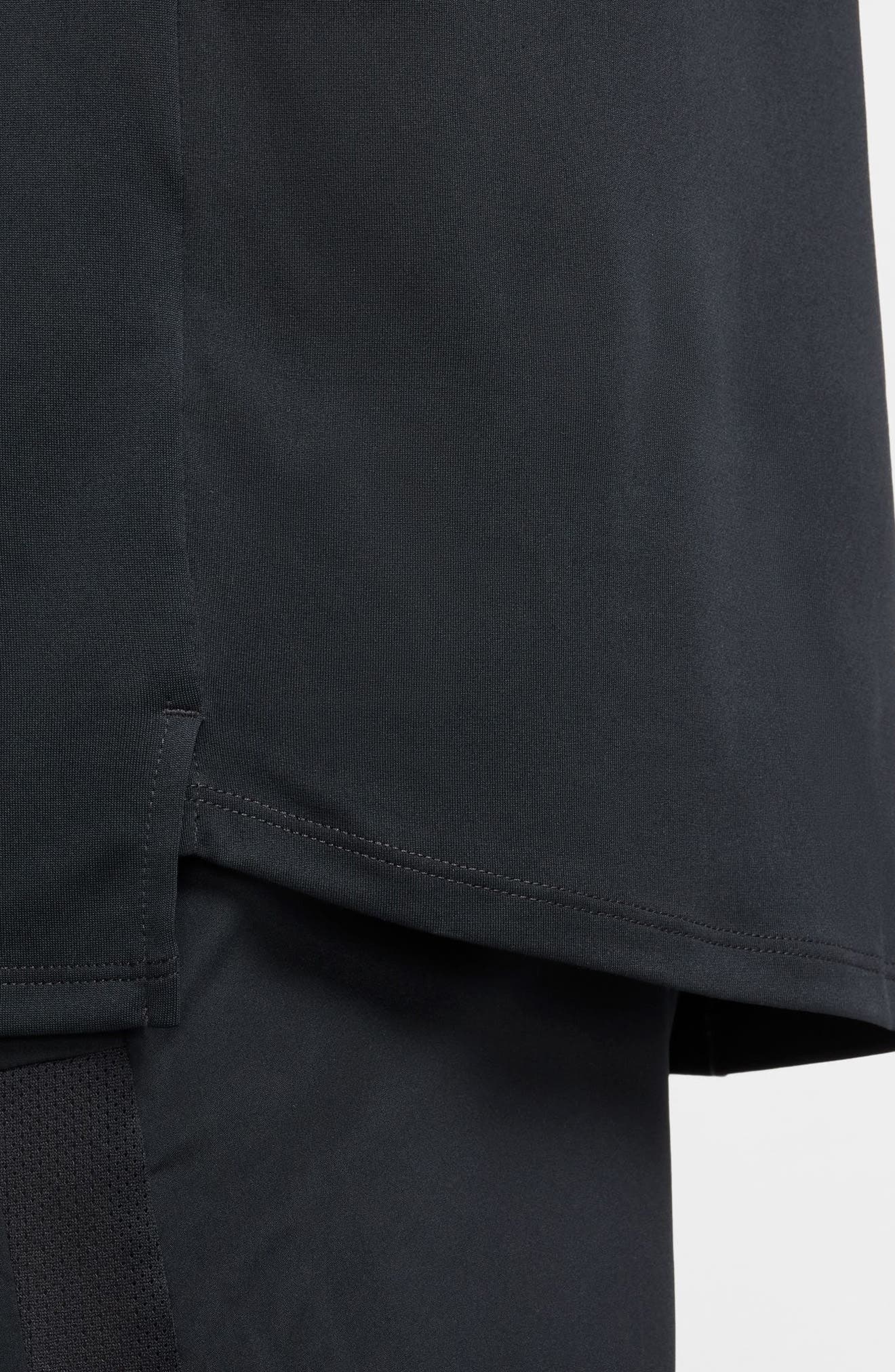 Nike Stride Dri-FIT ADV Running T-Shirt in 010 Black/refsil at Nordstrom - 3