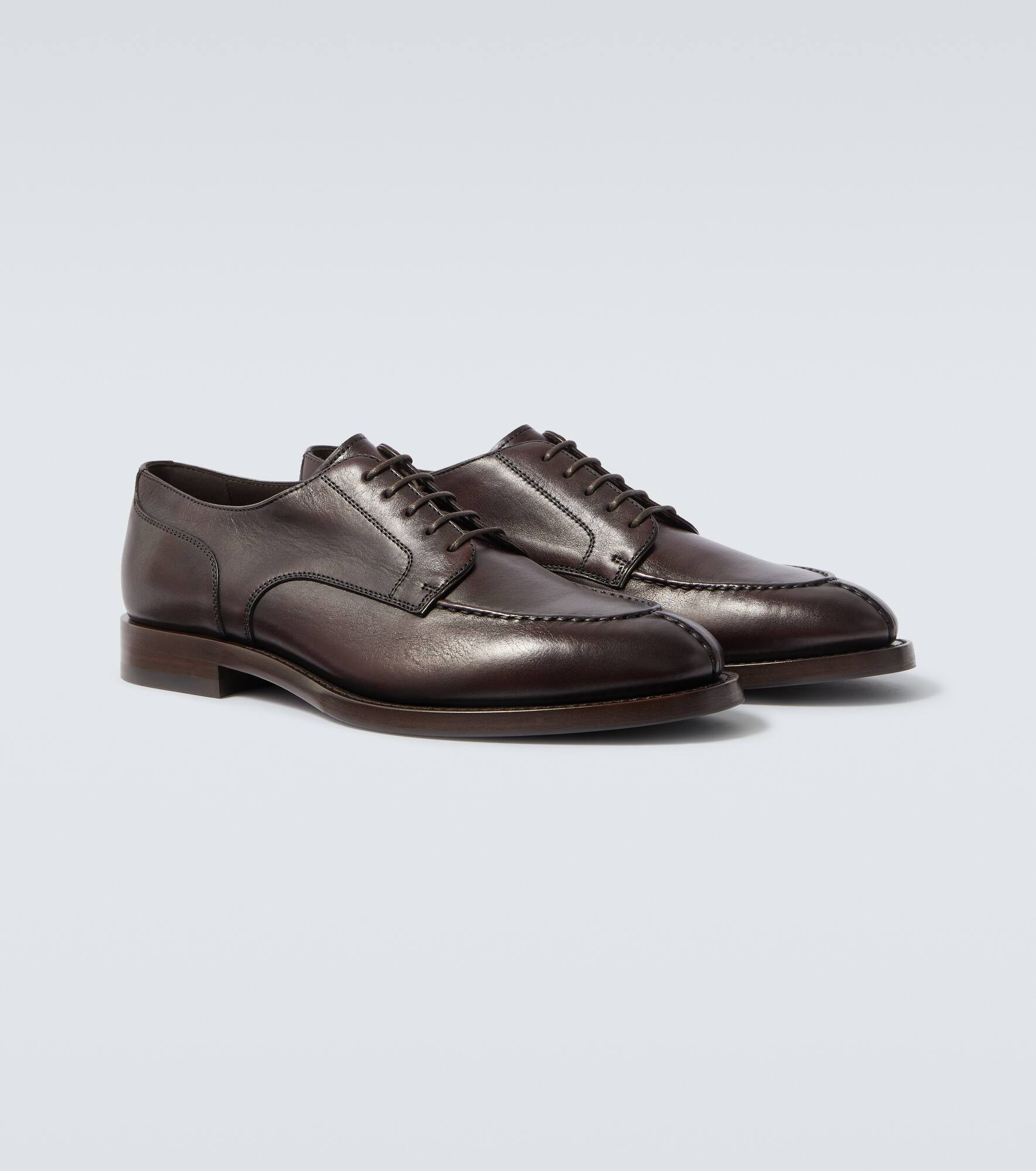 Leather Derby shoes - 5