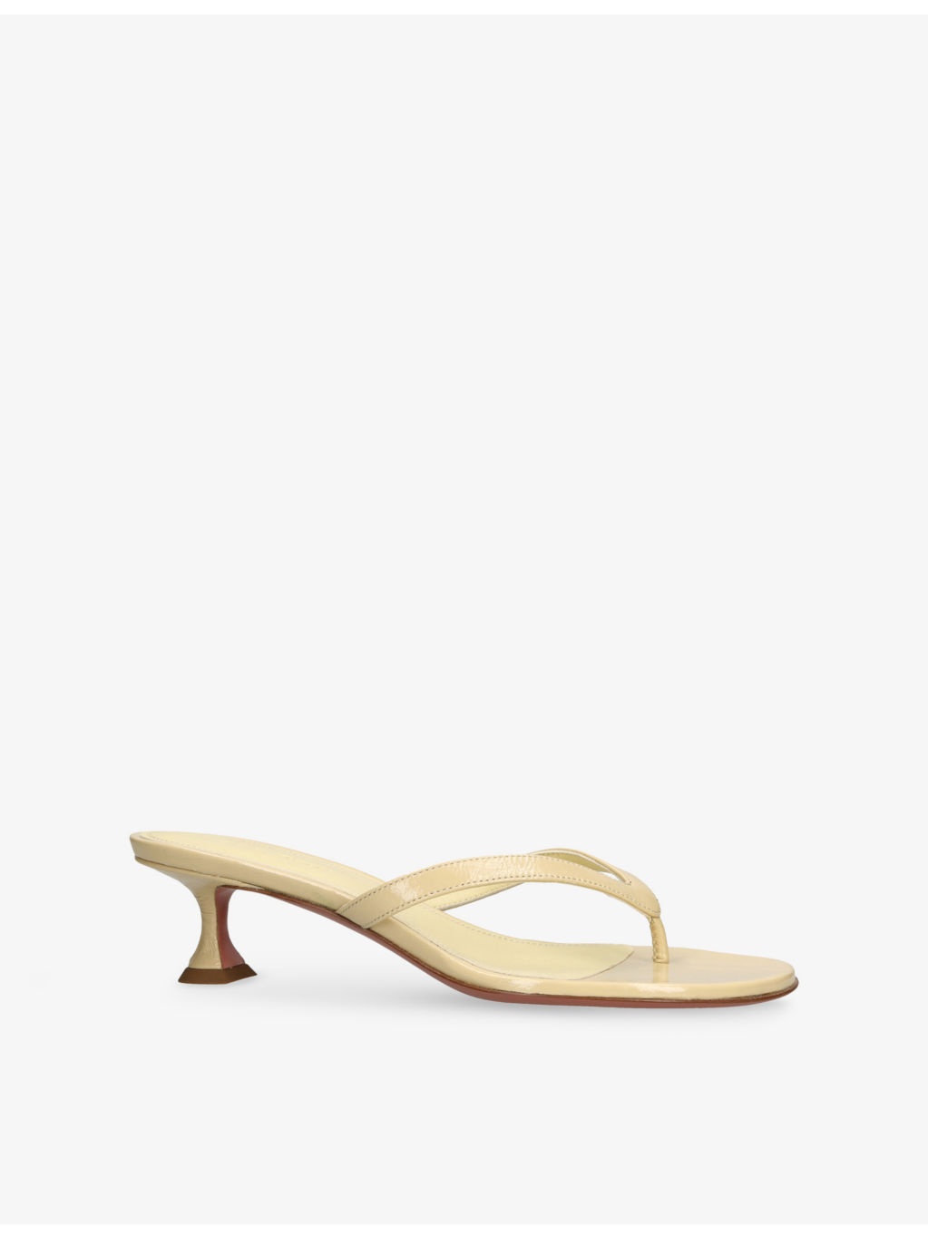 Juliette Thong 45 Leather Heeled Sandals - 3