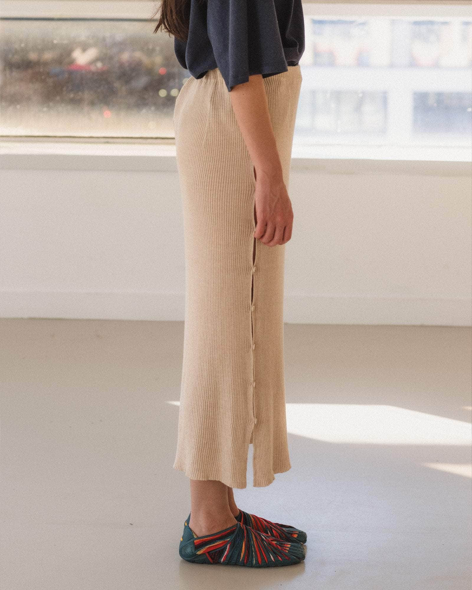 Franca Skirt - Linen Cotton Rib - 3